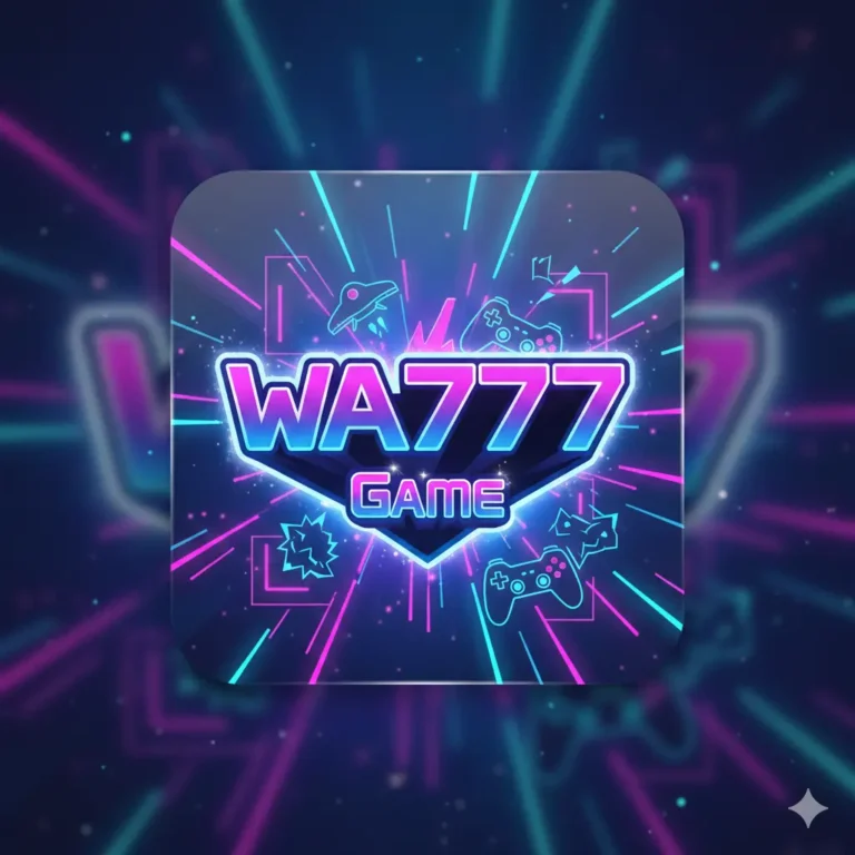 Feature image for WA777 Game showing dynamic neon game visuals and excitement.