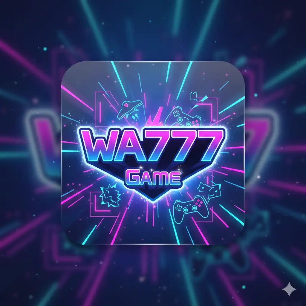 Feature image for WA777 Game showing dynamic neon game visuals and excitement.