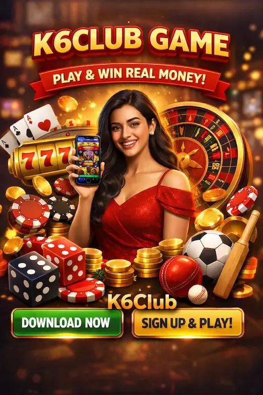 K6Club Game casino app with real money slots and betting on mobile